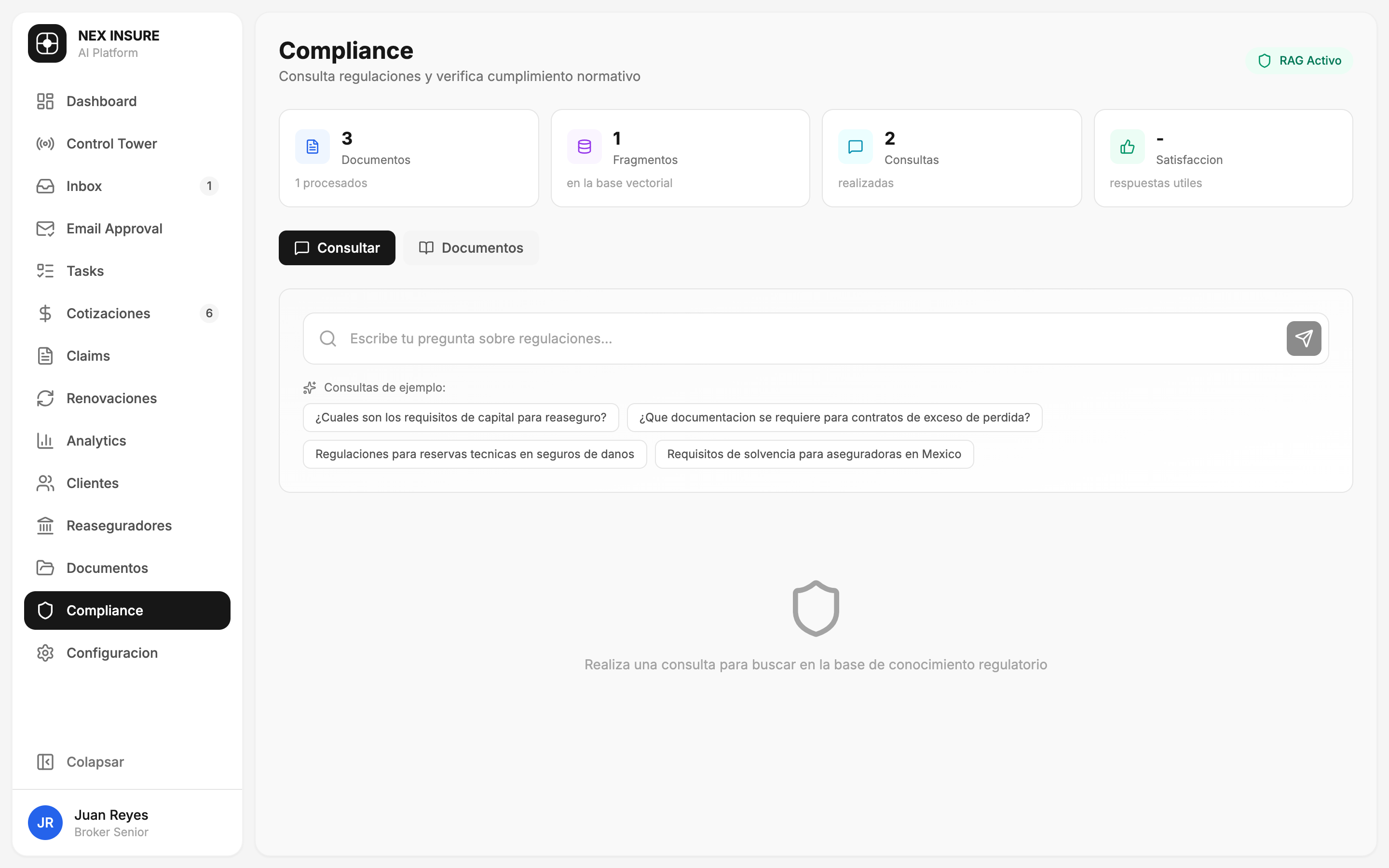 Compliance - Automatic CNSF verification and sanction screening