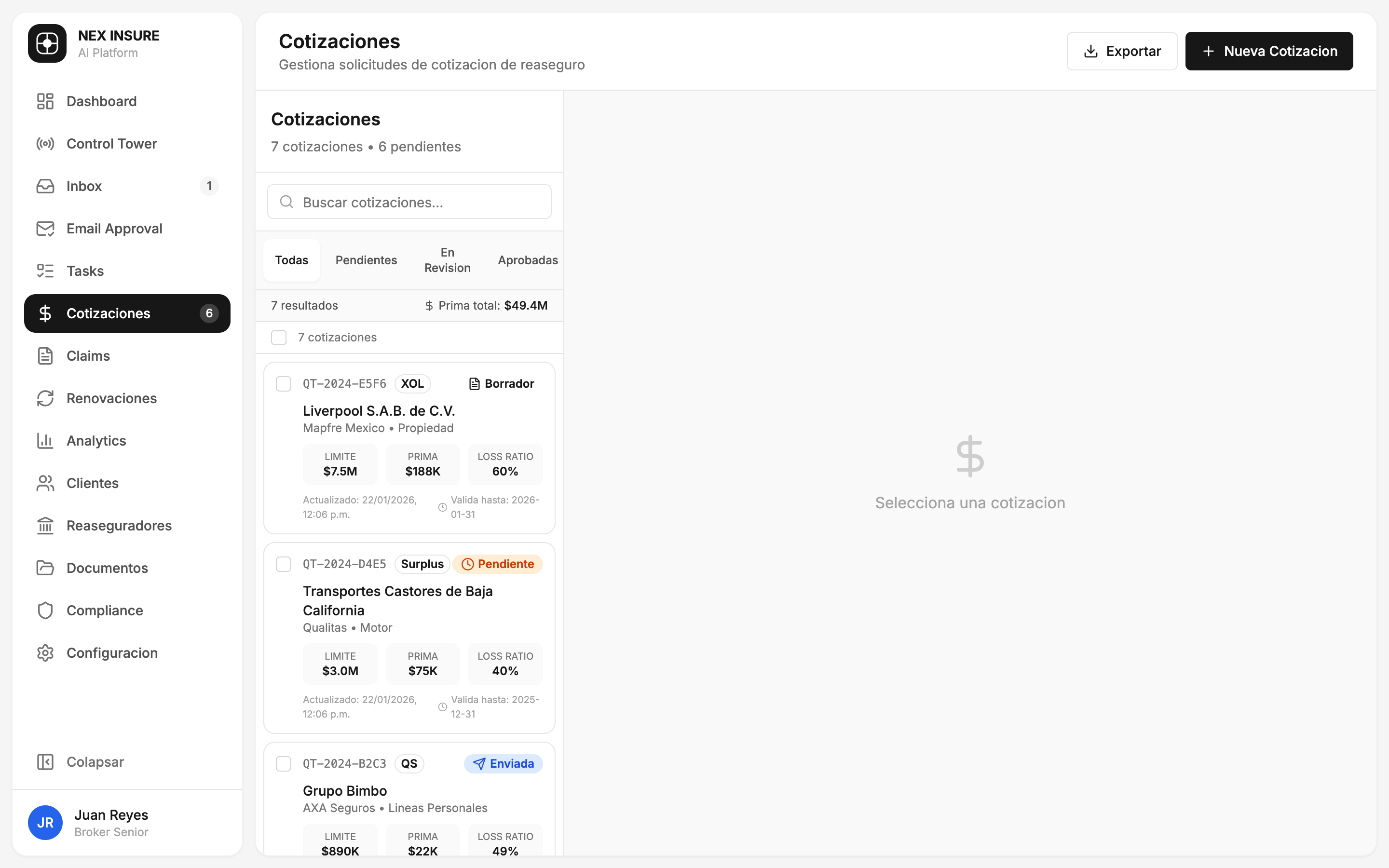 Quotes - Track quotes from request to approval